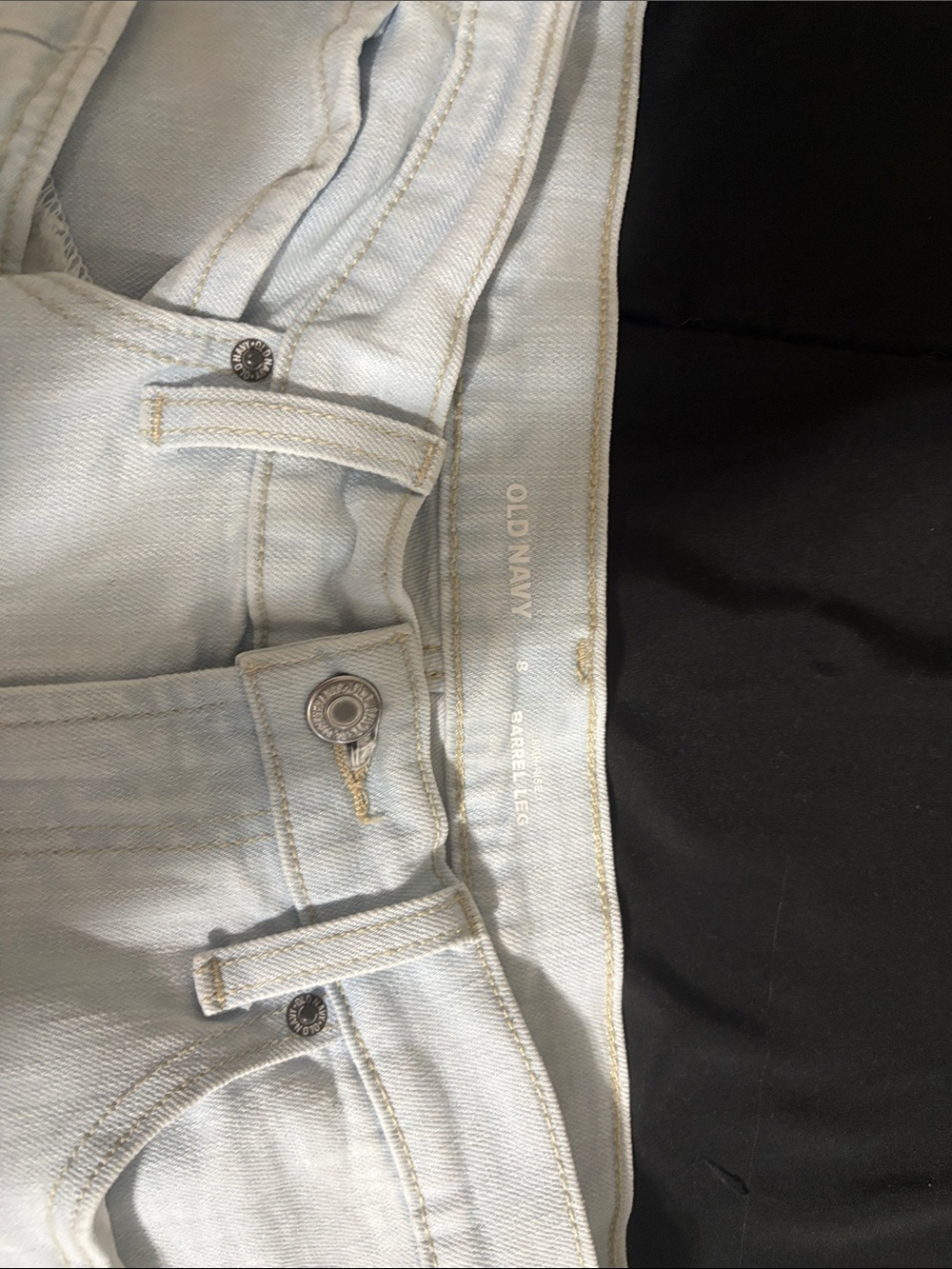 Old Navy Pale Blue Straight Leg Jeans